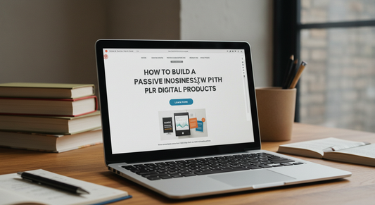 Passive income business with PLR digital products – eBooks, courses, and templates for resale