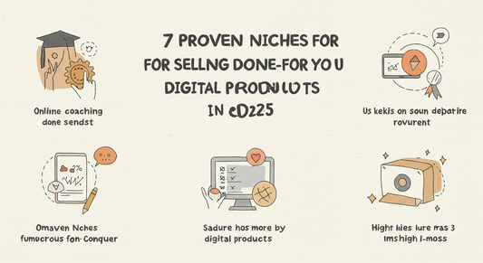 7 profitable DFY digital product niches to sell online in 2025 – templates, planners, AI tools, and more