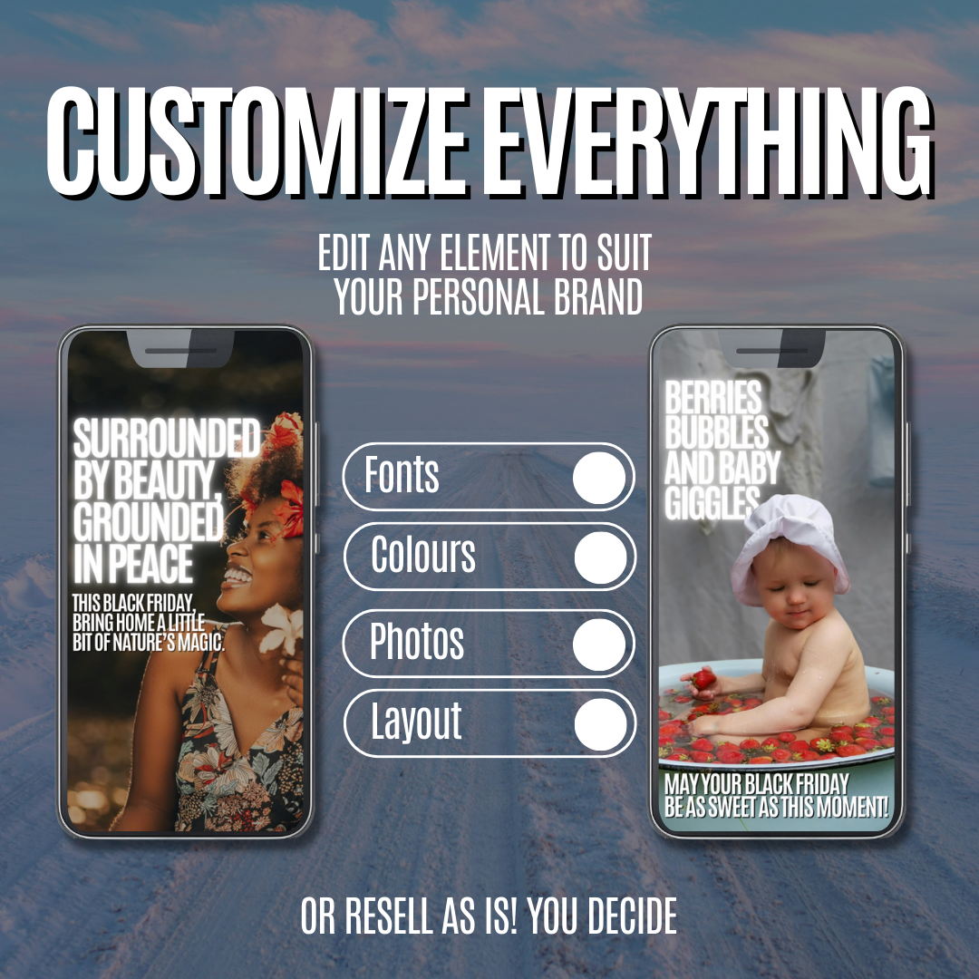 Black Friday Social Content - Resell Ready