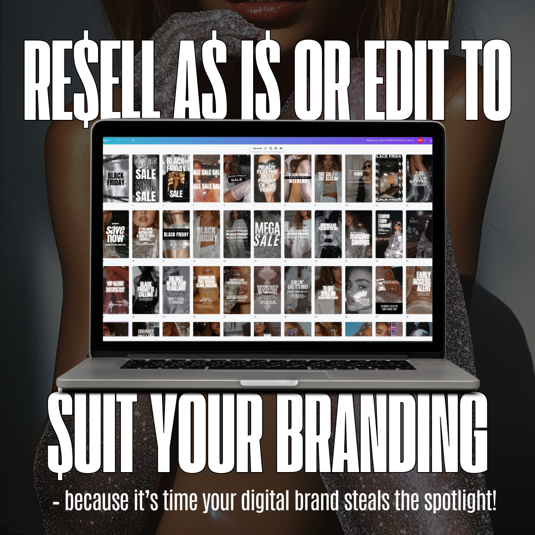 Black Friday Social Content - Resell Ready