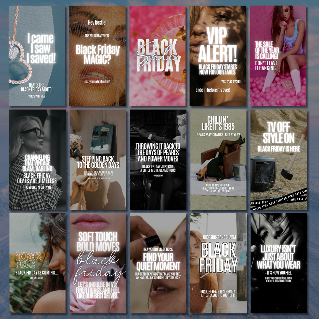 Black Friday Social Content - Resell Ready