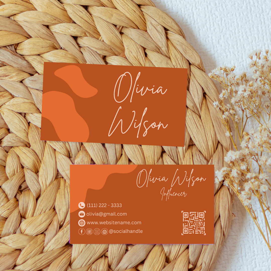 Minimalist Trio: Customizable Business Card Template Set - Resell Ready