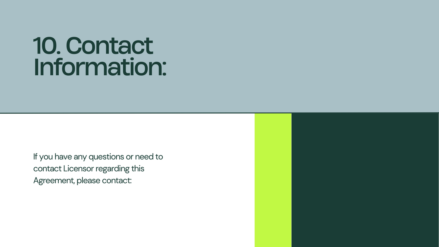 Commercial License Agreement - Resell Ready