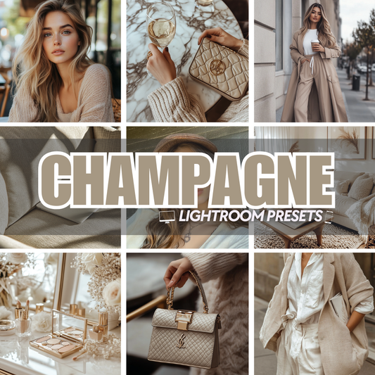 Champagne Lightroom Presets - Resell Ready