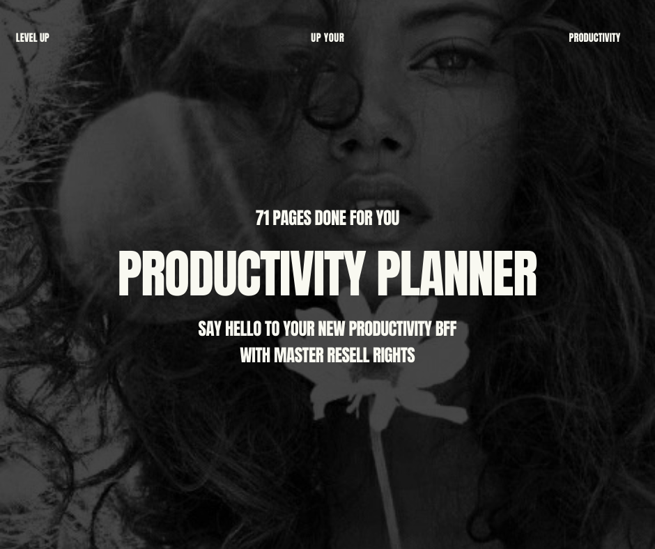 The Productivity Planner - Resell Ready