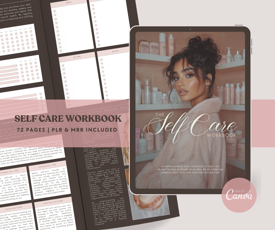The Self Care Workbook - Resell Ready
