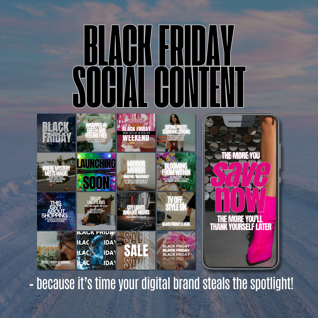 Black Friday Social Content - Resell Ready