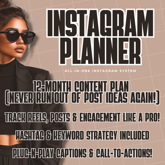 Instagram Planner - Resell Ready