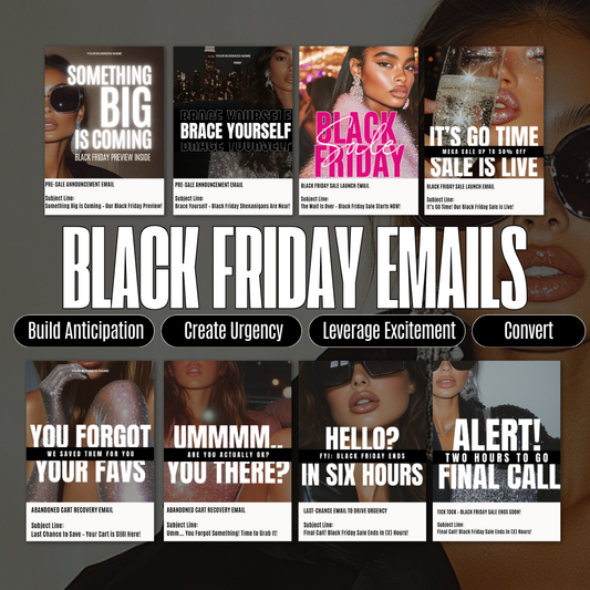 Black Friday Emails - Resell Ready