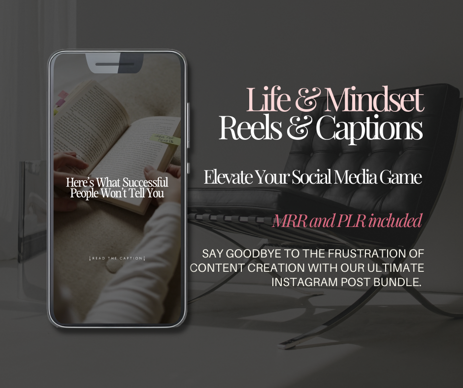 Life & Mindset Reels & Captions - Resell Ready