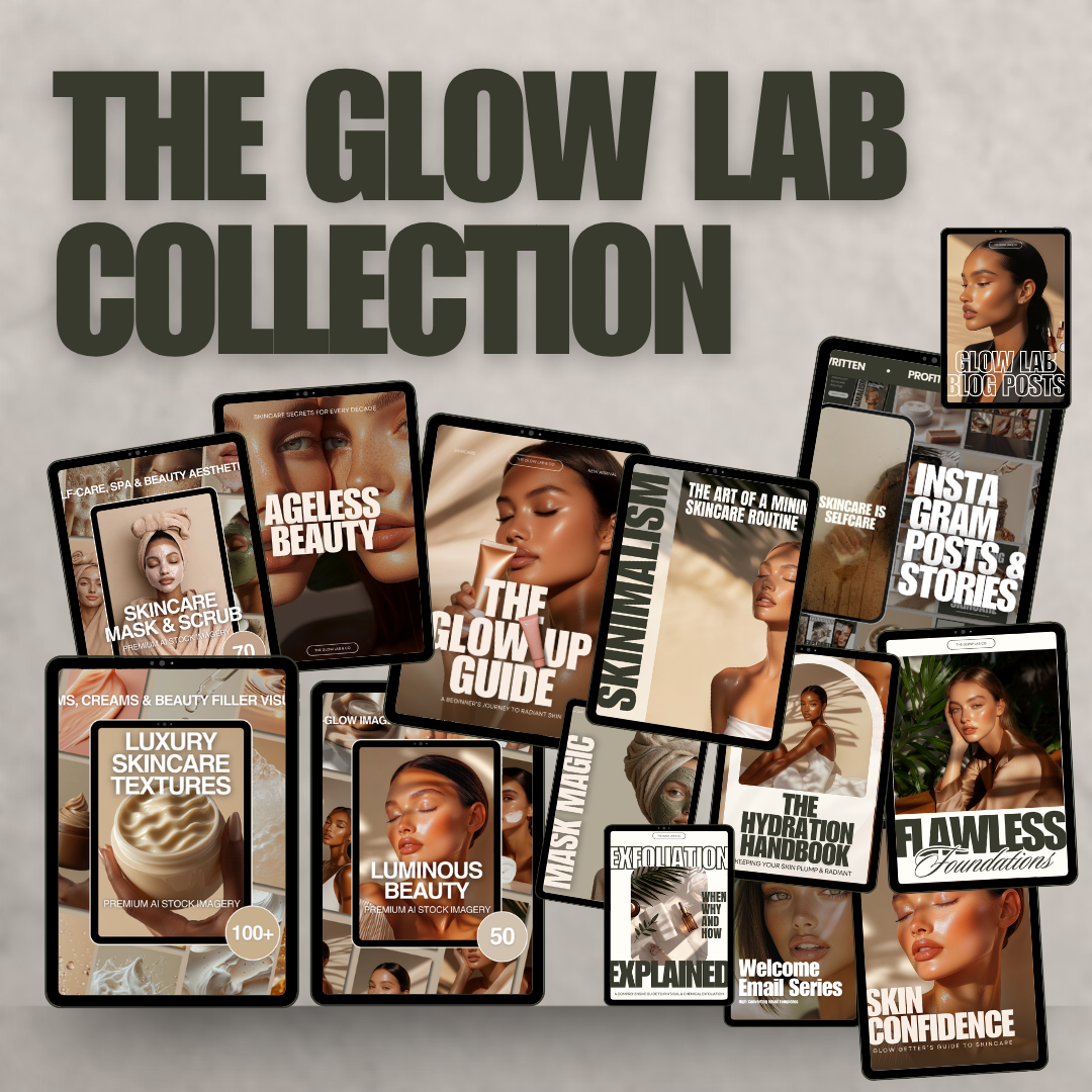 The Glow Lab Co. Skincare Collection – Luxury Skincare Content & Templates Bundle