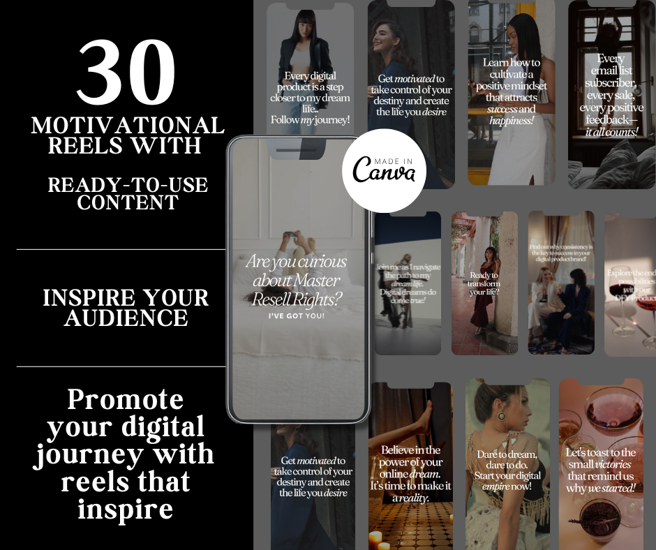 30 Motivational Reels - Resell Ready
