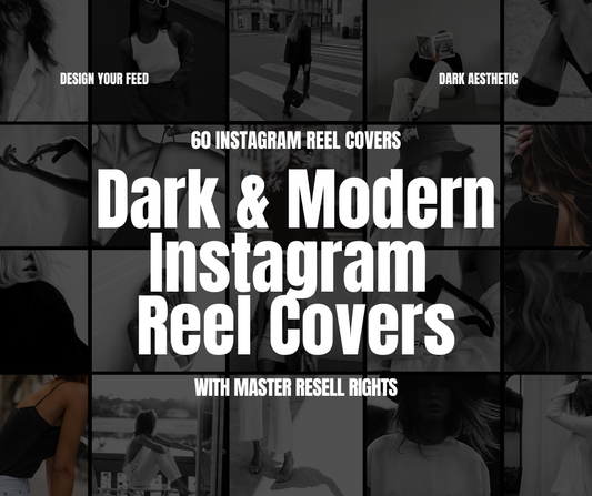 Dark & Modern Reel Covers - Resell Ready