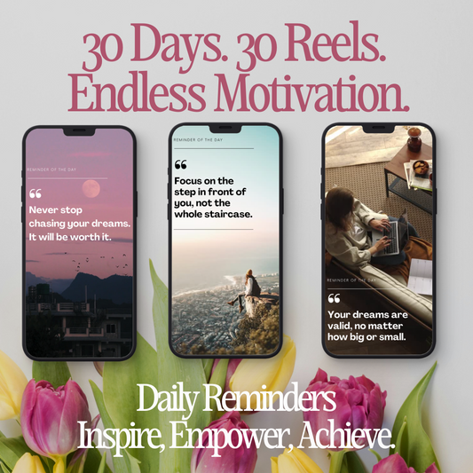 30 Days 30 Reels | Endless Motivation - Resell Ready