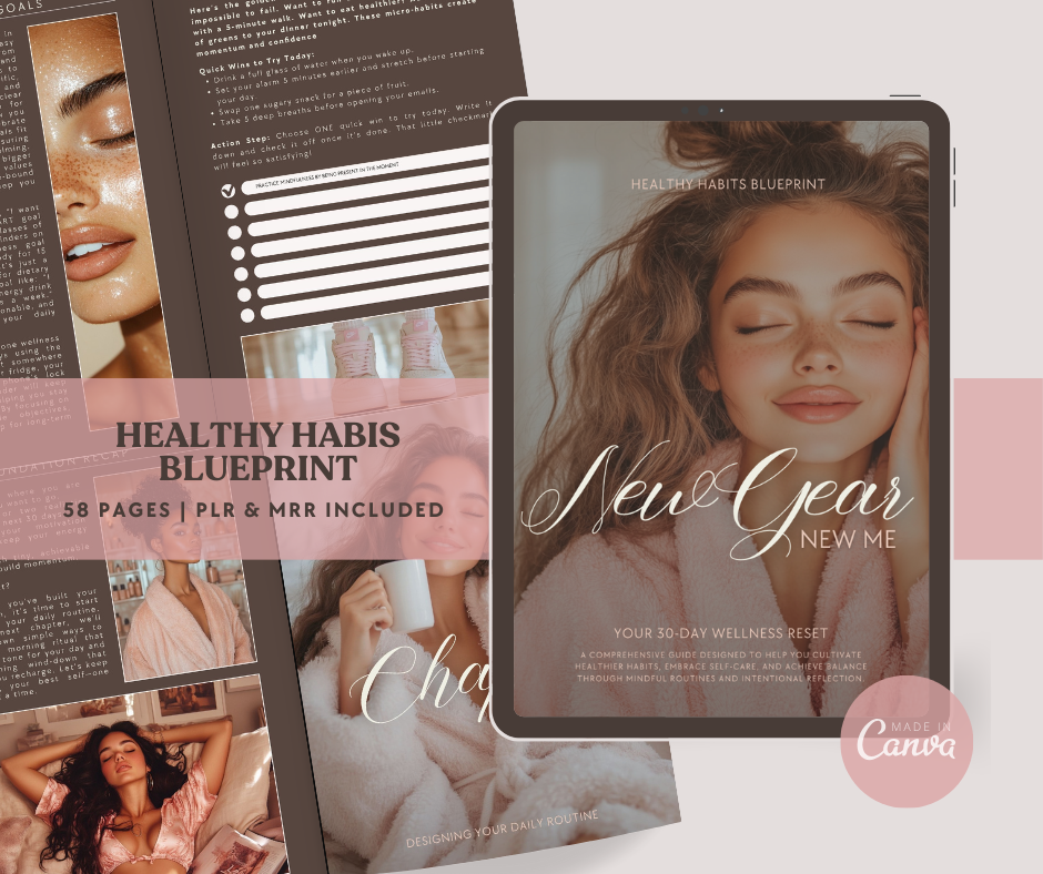 Healthy Habits Blueprint Ebook - Resell Ready