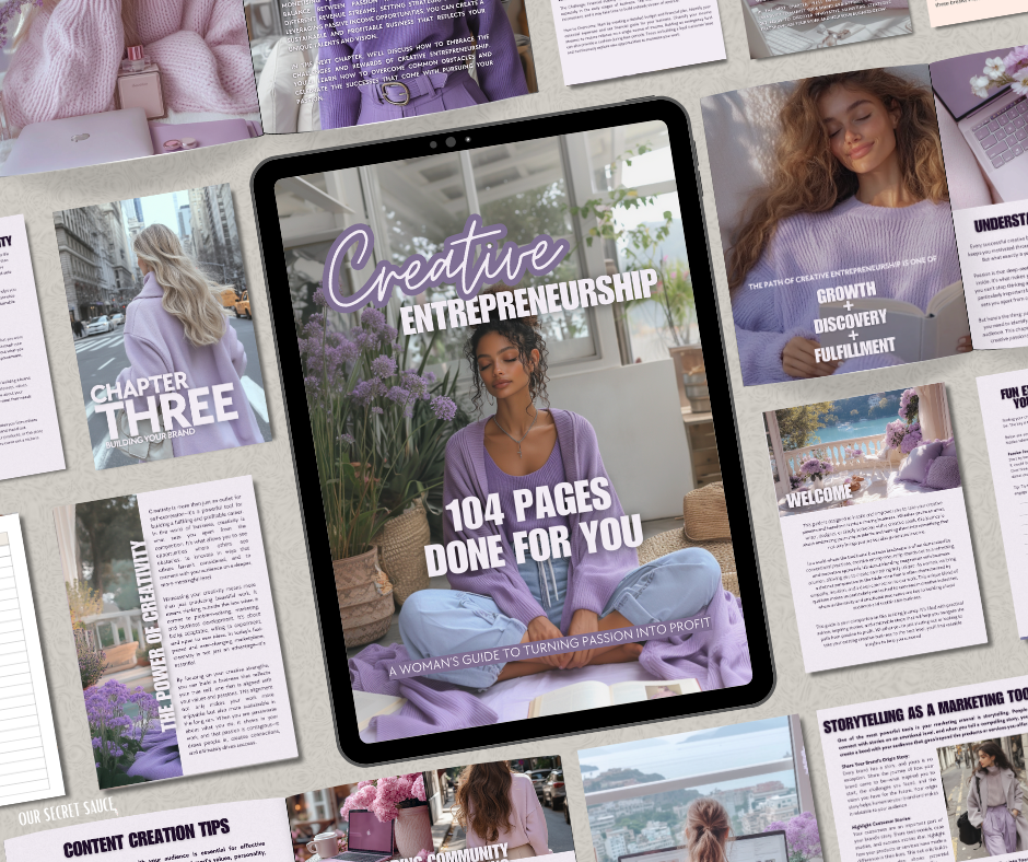 Creative Entrepreneurship eBook - Resell Ready