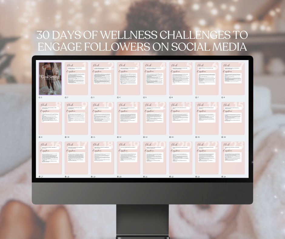 Goal Setting | 30 Day Caption Pack - Resell Ready