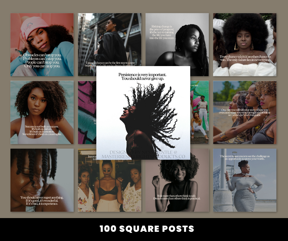 100 Motivating & Inspiring Posts - Resell Ready