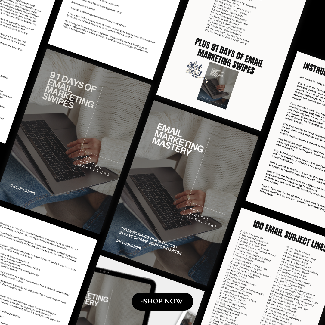 Email Marketing Mastery - Resell Ready