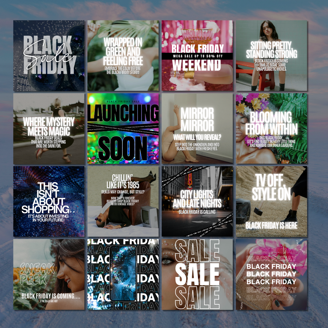 Black Friday Social Content - Resell Ready