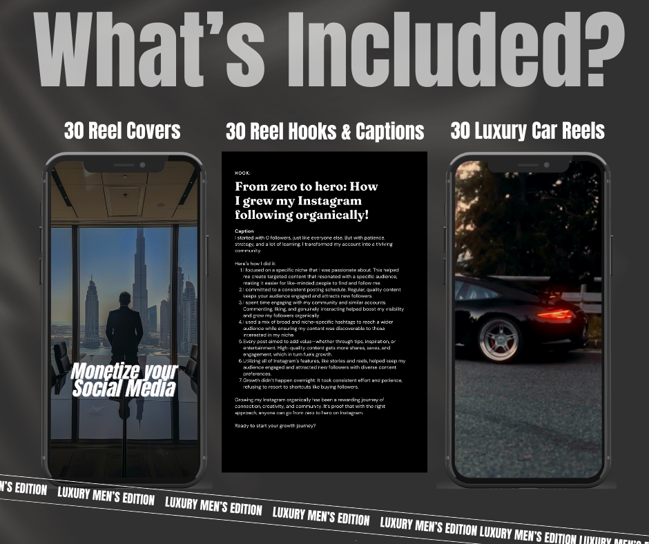 Mens Luxury | Vol 1 - Resell Ready