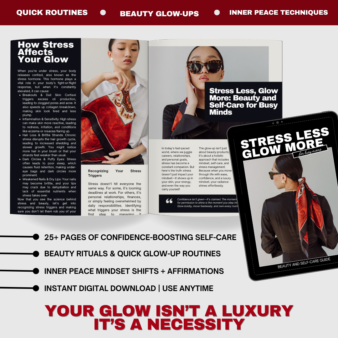 Stress Less, Glow More – Confidence & Mindset eBook for Women