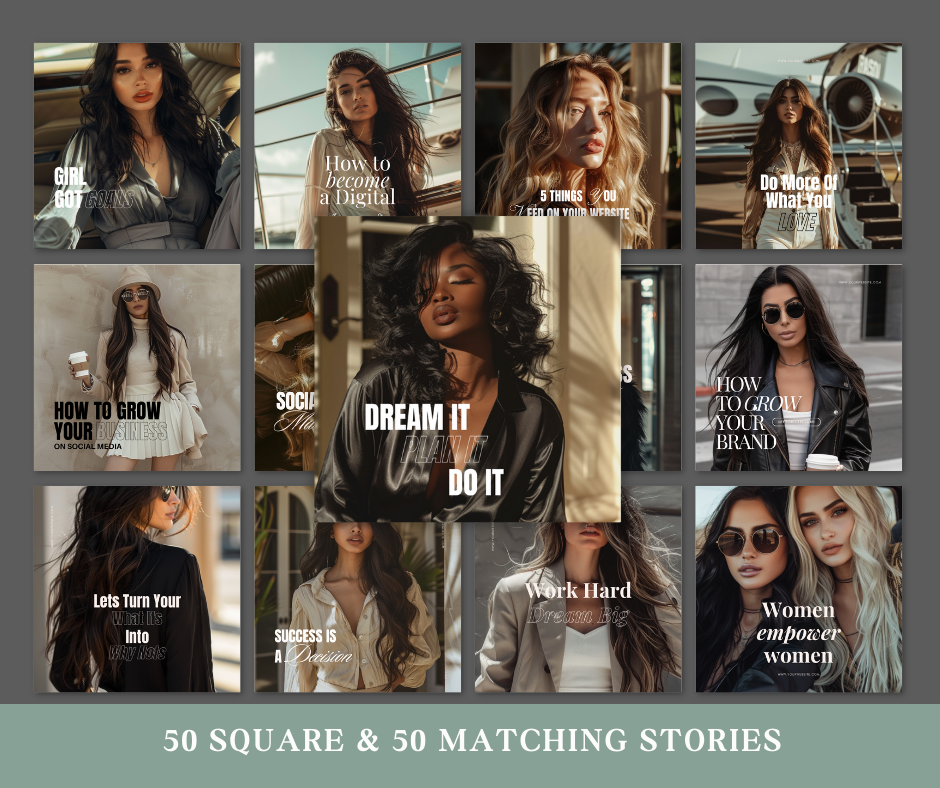 100 Modern & Ambitious Entrepreneur Posts & Stories - Resell Ready