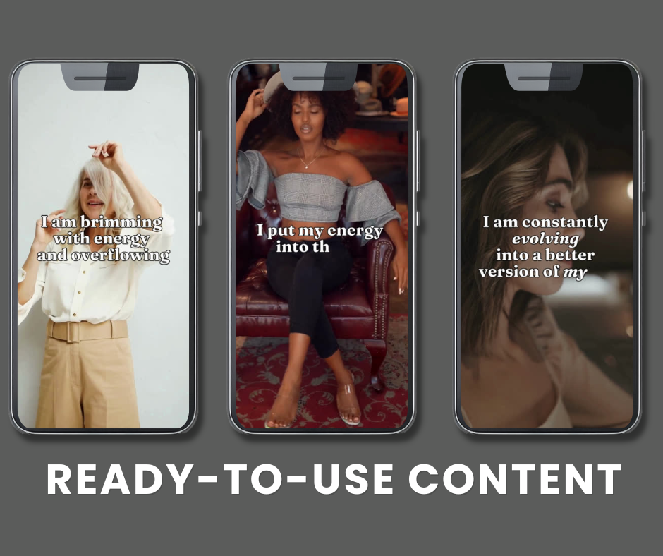 30 Affirmation Reels - Resell Ready