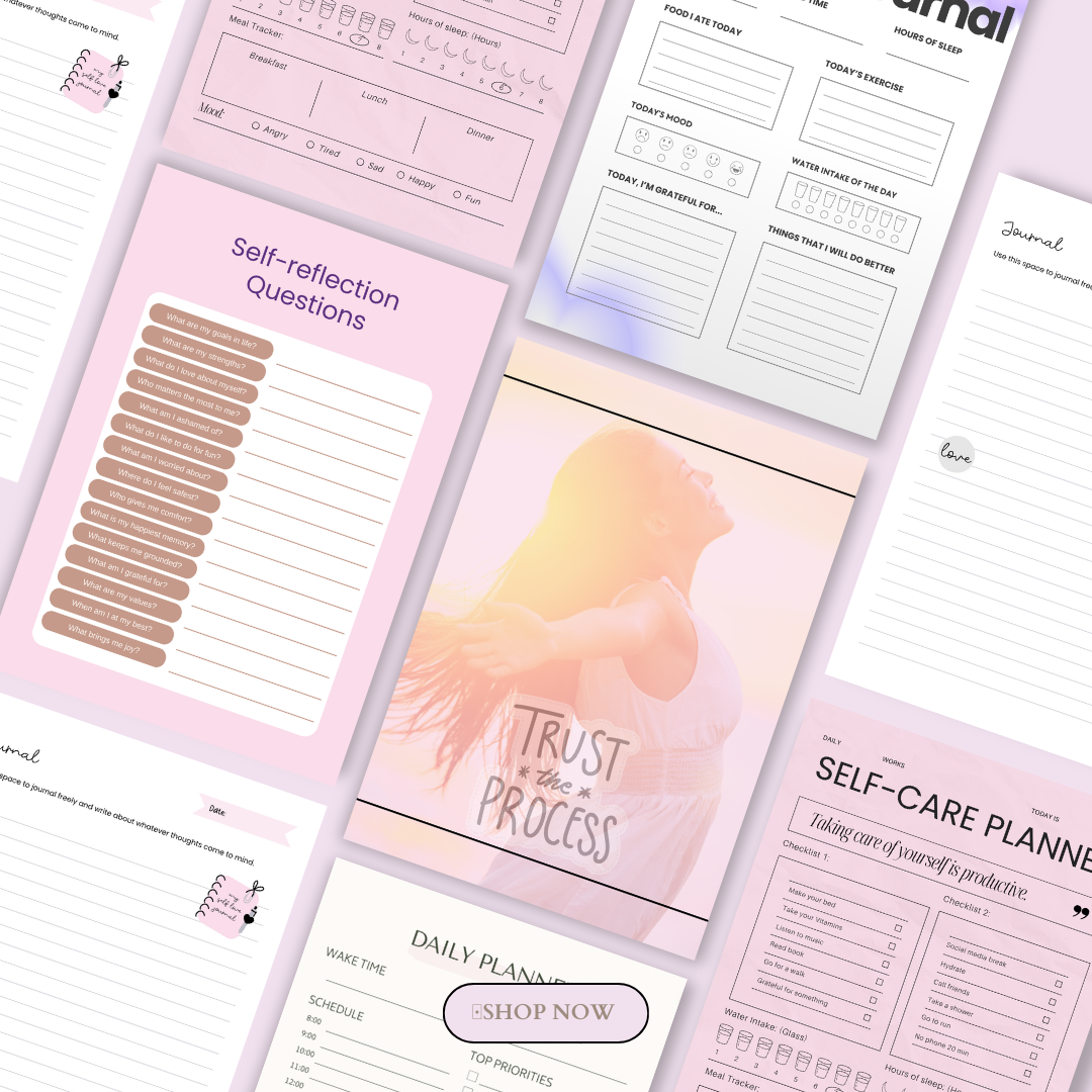 PLR Pink Self Love Journal - Resell Ready