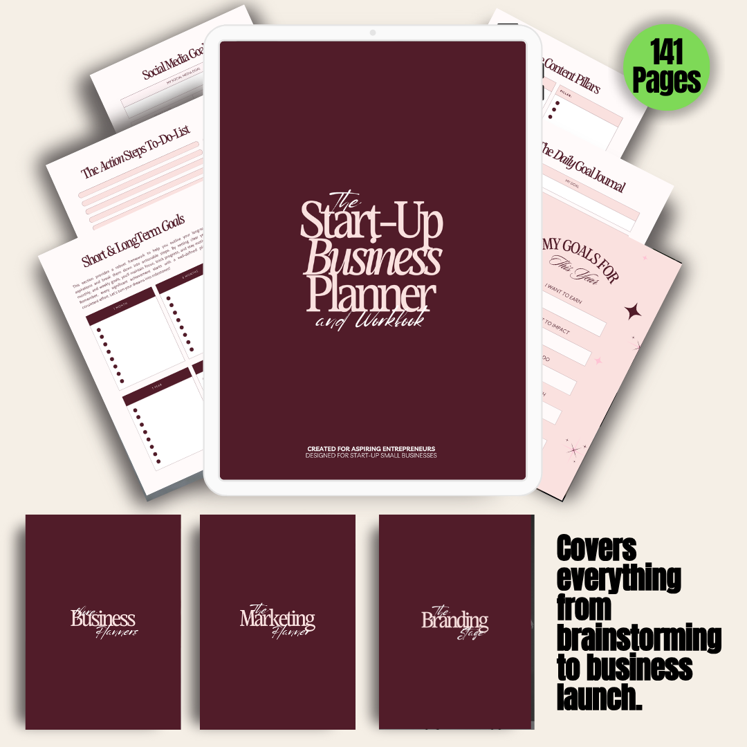 Your Start-Up Business Planner & Workbook - Resell Ready