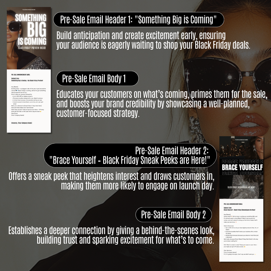 Black Friday Emails - Resell Ready