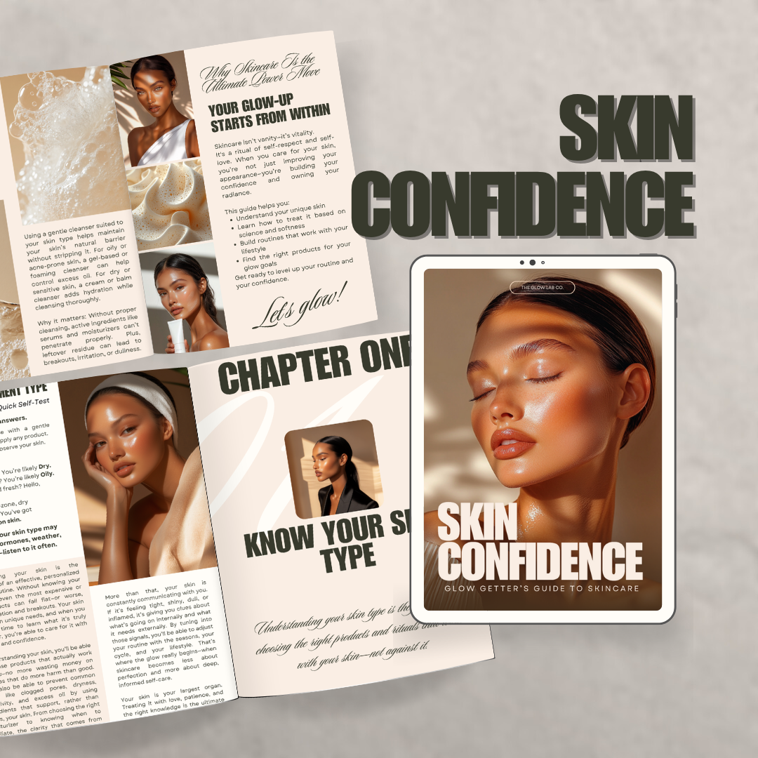 Skin Confidence: The Glow Getter’s Guide to Radiant Skincare (PLR + MRR Included)