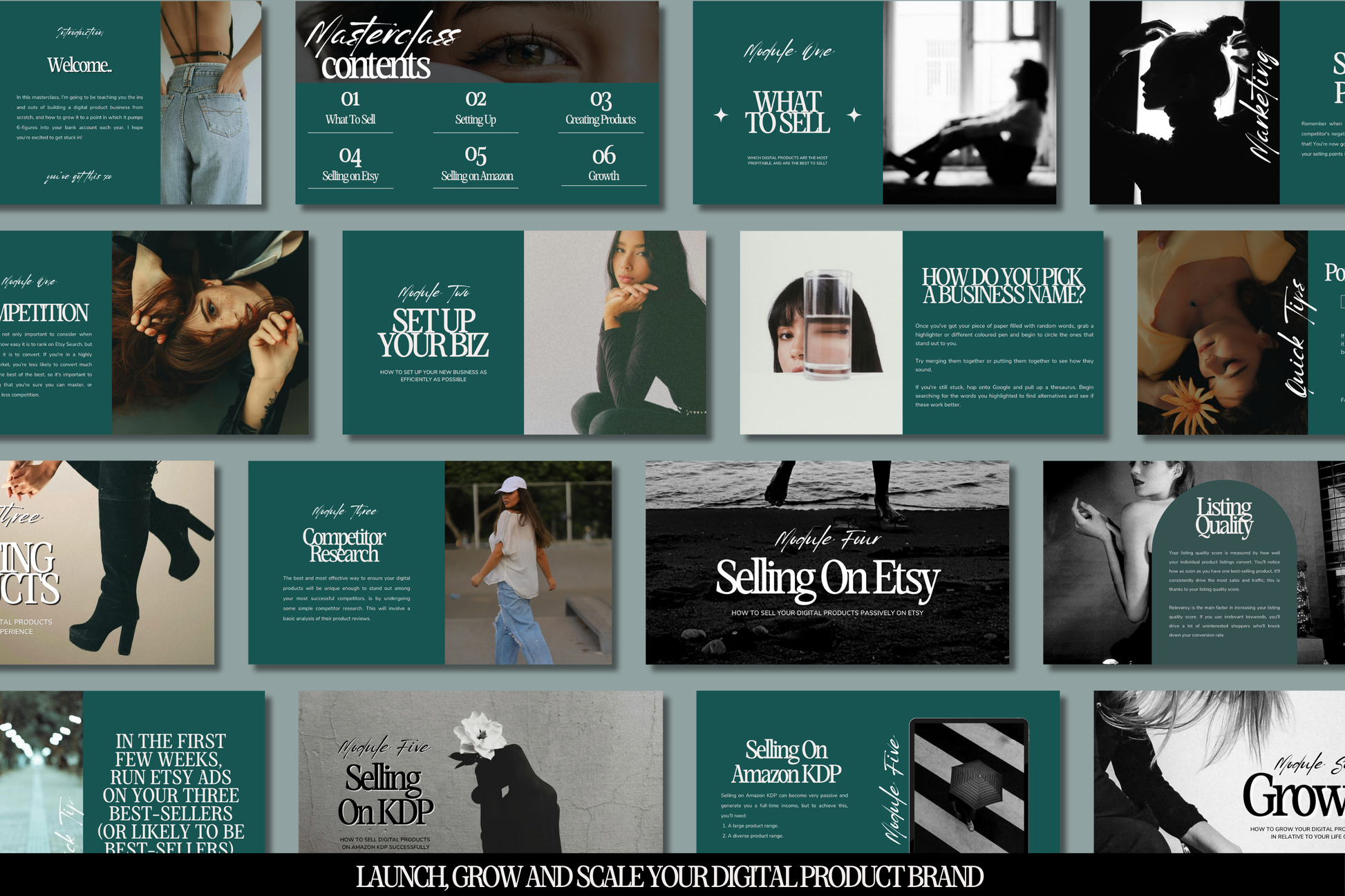 How to Build A 6-Figure Digital Product Brand Masterclass - Resell Ready