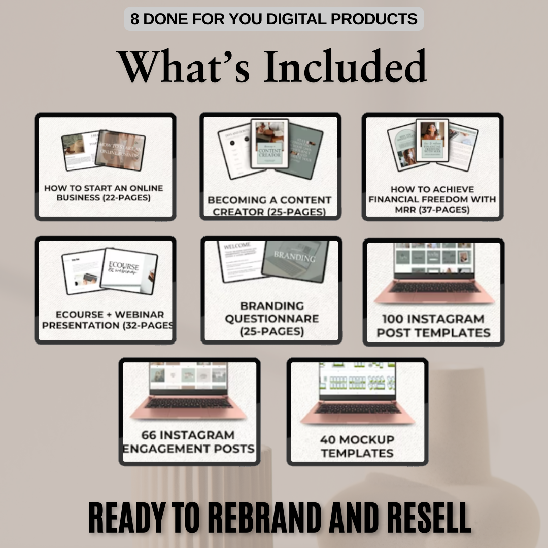 Ultimate PLR MRR Bundle Ideal for Passive Income - Resell Ready