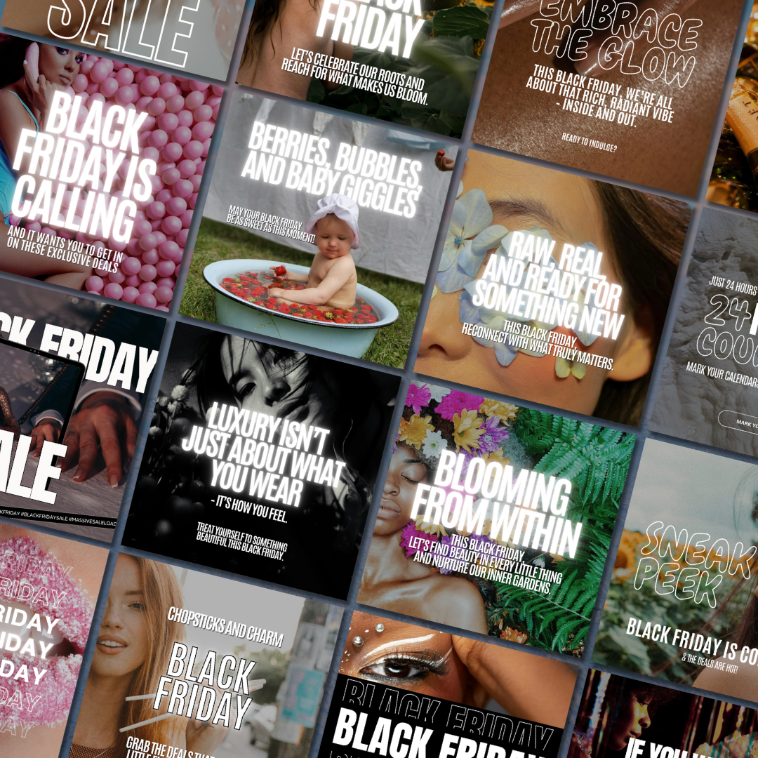 Black Friday Social Content - Resell Ready