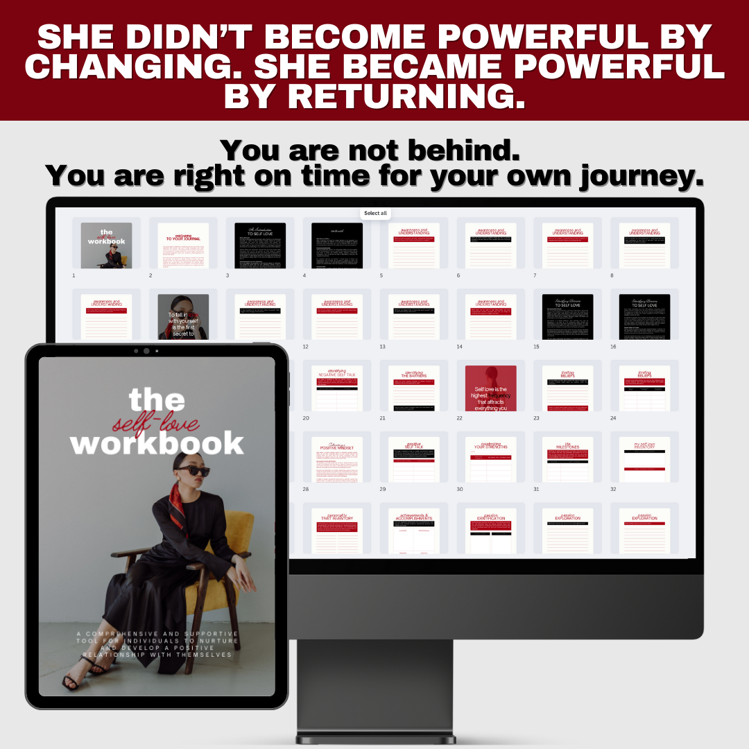 The Self-Love Workbook – 42-Page Guided Journal for Radical Self-Discovery