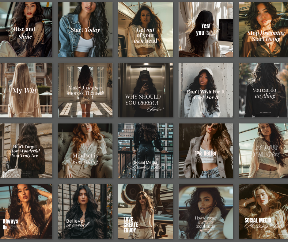 100 Modern & Ambitious Entrepreneur Posts & Stories - Resell Ready