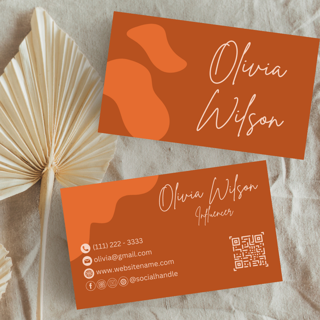 Minimalist Trio: Customizable Business Card Template Set - Resell Ready