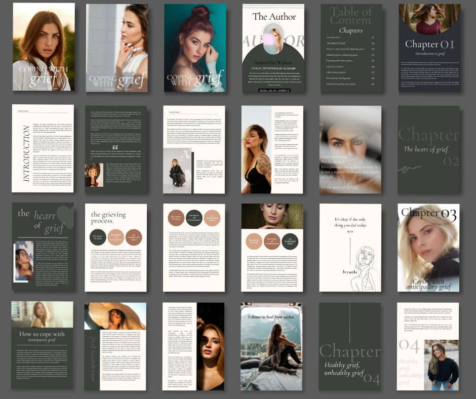Coping With Grief eBook & Workbook - Resell Ready