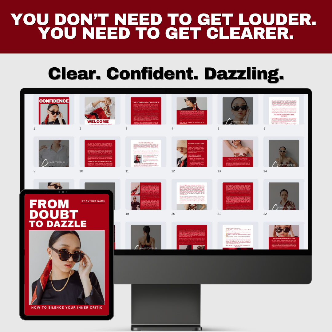 From Doubt to Dazzle: Confidence-Building Mindset Guide (Digital + Printable eBook)