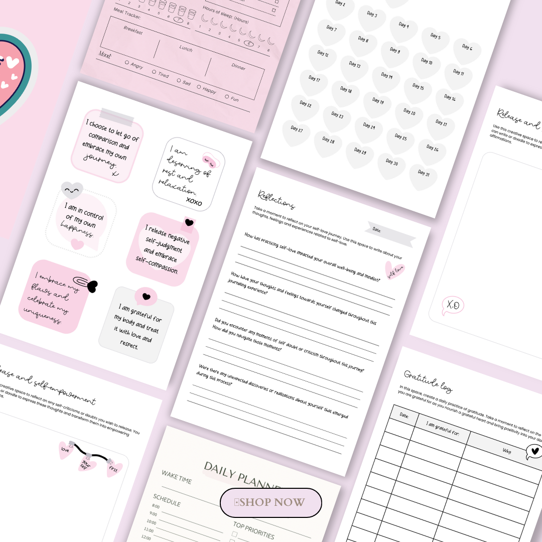 PLR Pink Self Love Journal - Resell Ready