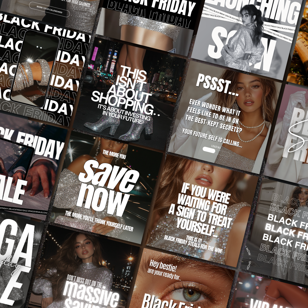 Black Friday Social Content - Resell Ready