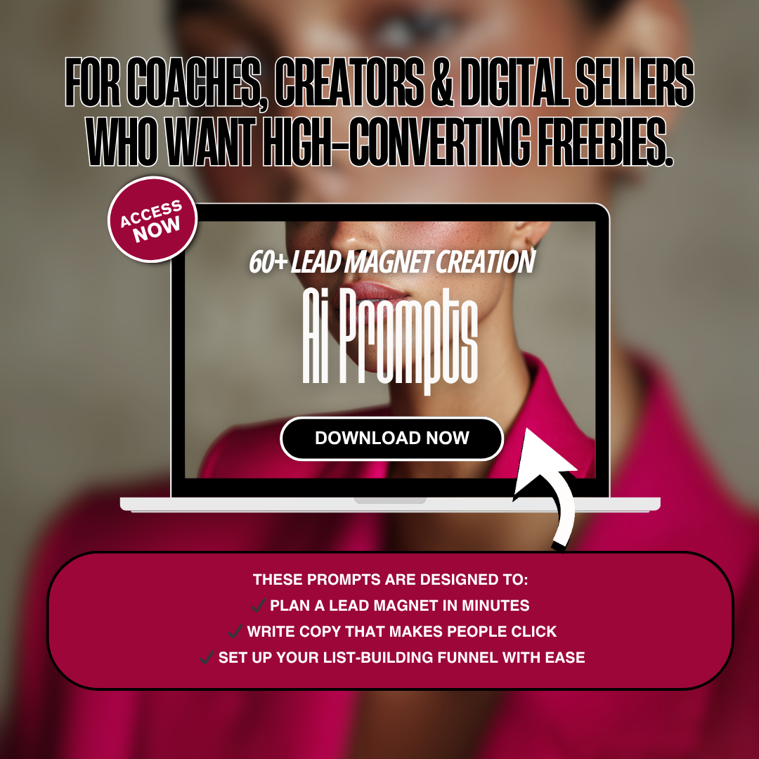 Glossed in Power – 60+ Lead Magnet Creation Prompts (PLR/MRR Included)