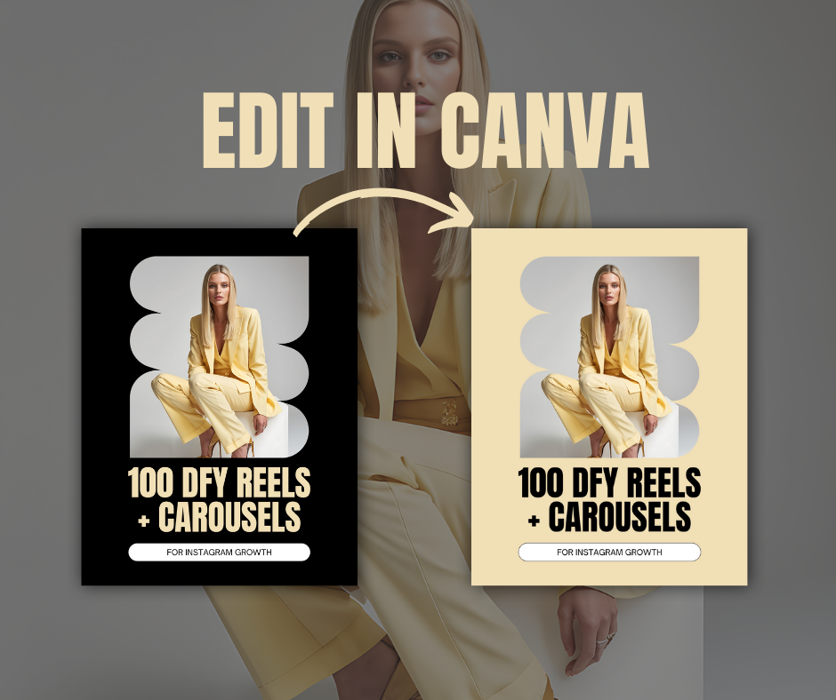 100 DFY REELS & CAROUSELS - Resell Ready
