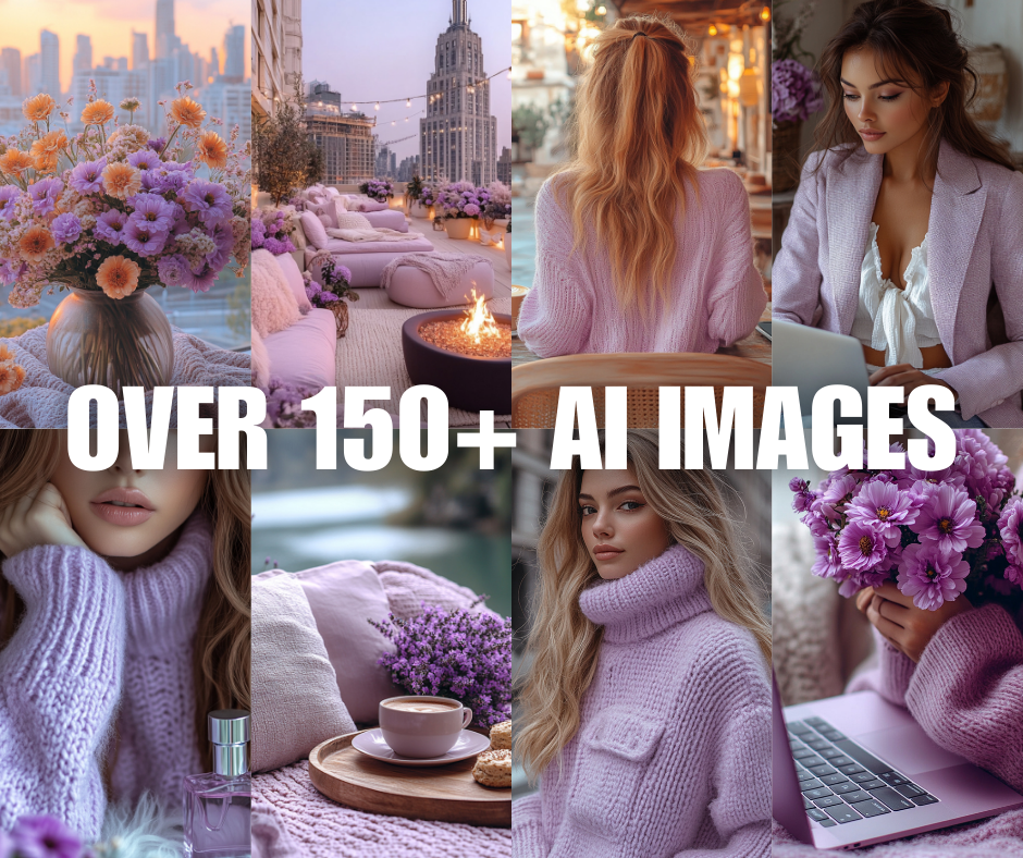 150+ AI Images & MidJourney Prompts Bundle - Resell Ready