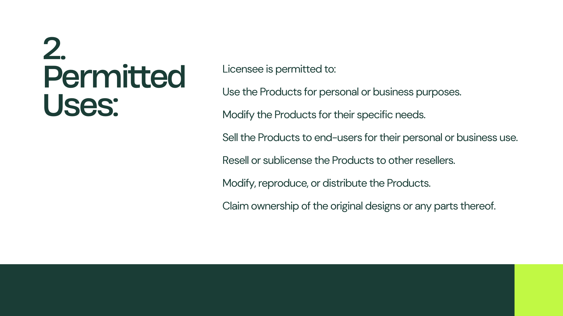Commercial License Agreement - Resell Ready