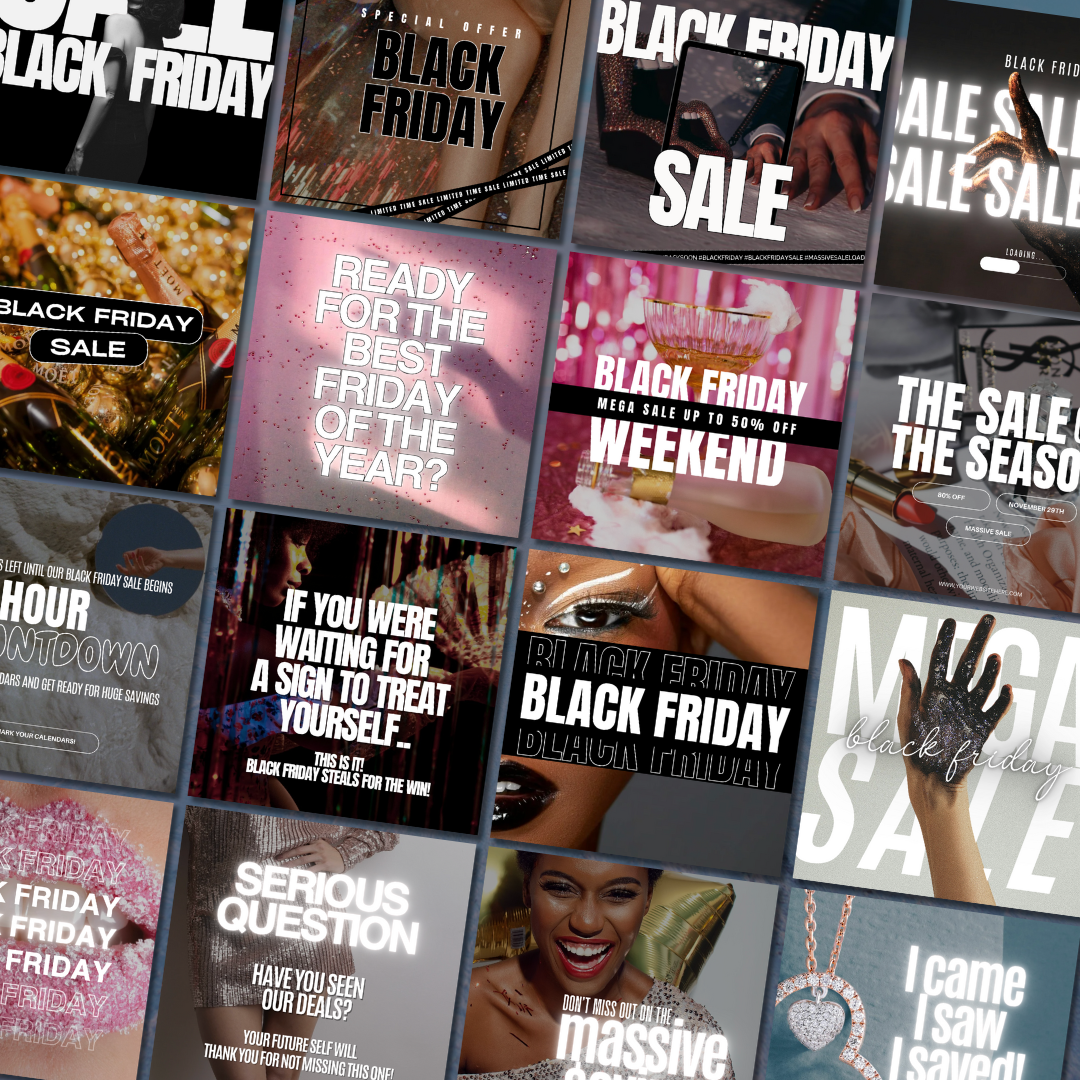 Black Friday Social Content - Resell Ready
