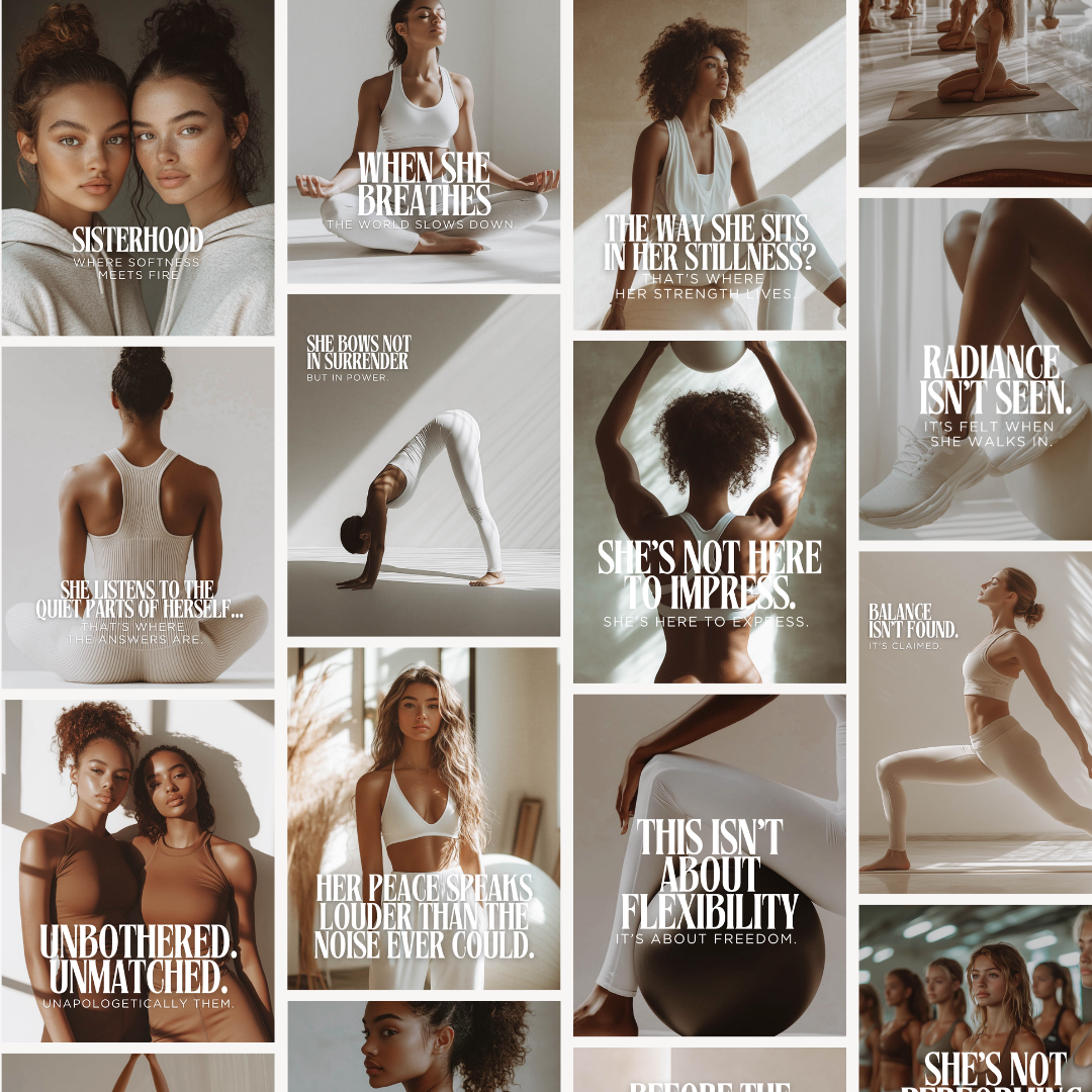 Flow & Found – 40 Done-for-You Instagram Quote Templates (Canva, PLR + MRR)