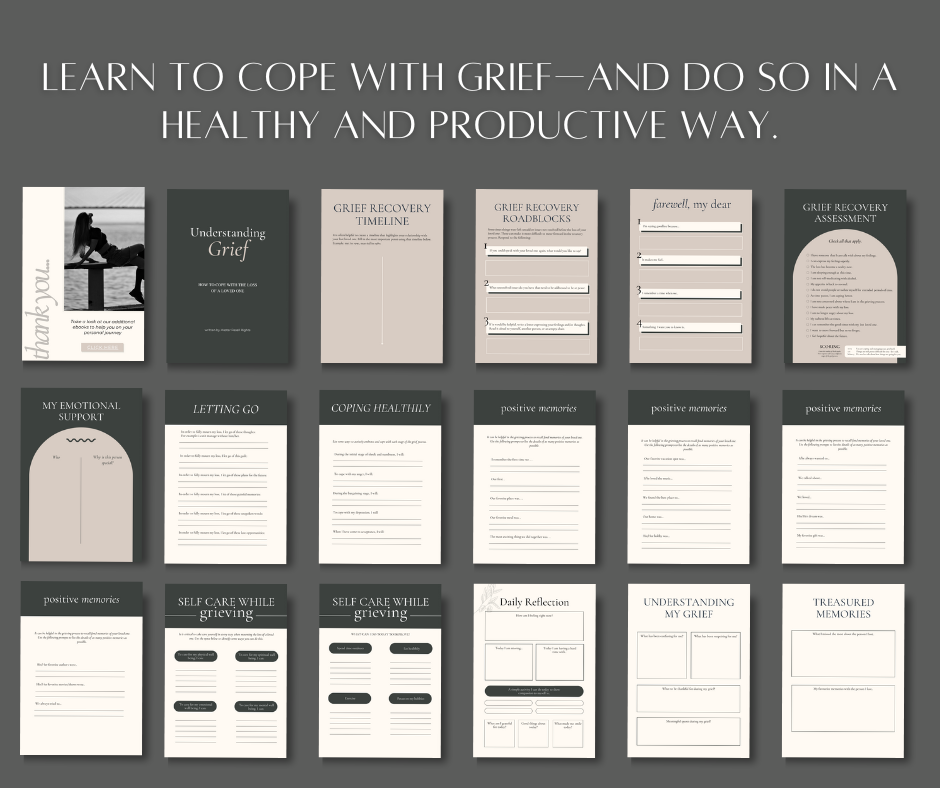 Coping With Grief eBook & Workbook - Resell Ready