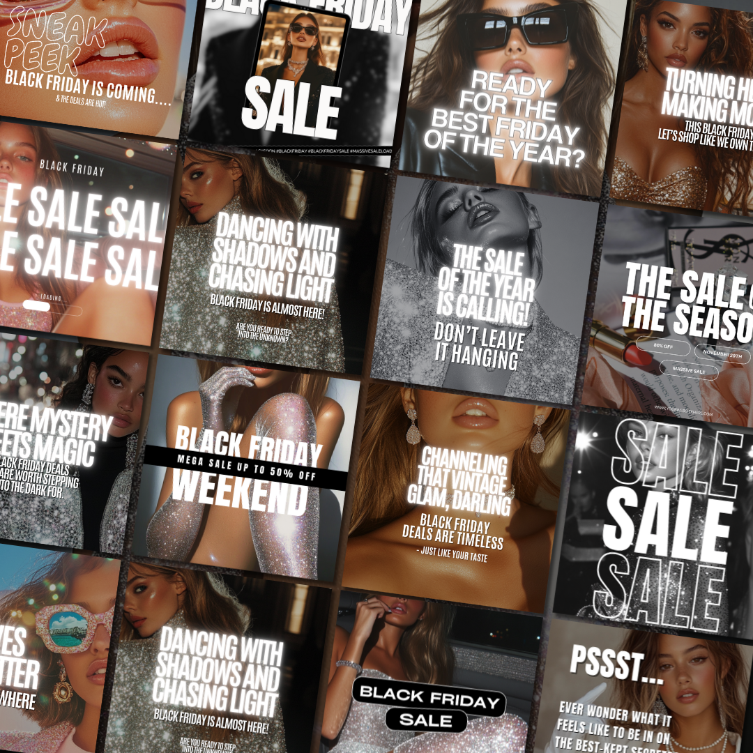 Black Friday Social Content - Resell Ready